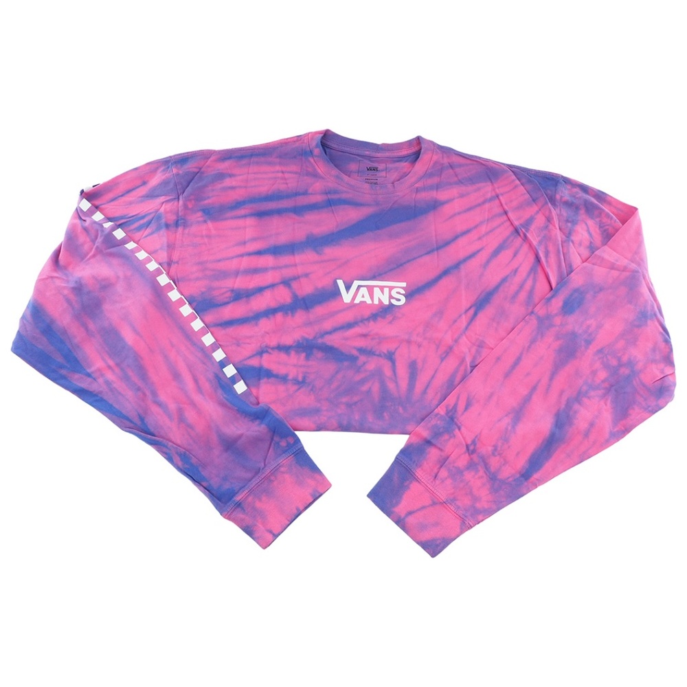 Vans Tie Dye Checker Long Sleeve T-Shirt